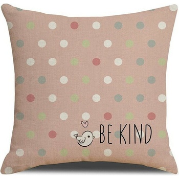 Textilomanie BE KIND ružový 45 x 45 cm