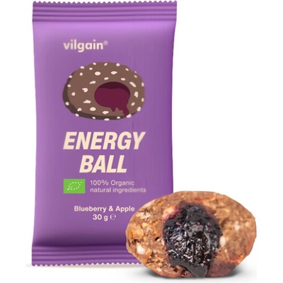 Vilgain Energy Ball BIO borůvka a jablko 30 g – Zbozi.Blesk.cz