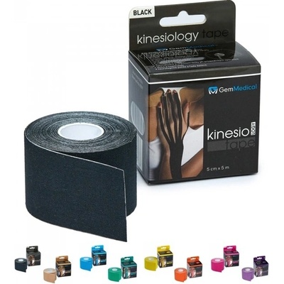 GM kinesiology tape čierny 5 cm x 5 m