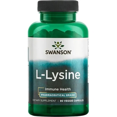 L-Lysine, 90 растителни капсули, Swanson (SWU452)