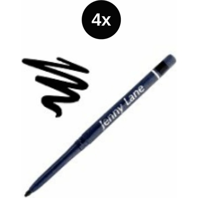 Jenny Lane tužka na oči automatická vysouvací black 2 g – Zboží Dáma