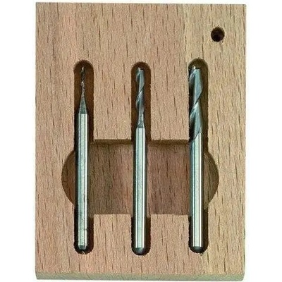 Tvrdokov. frézy (1-3mm) 3 ks