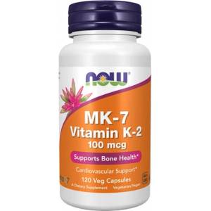 NOW MK-7 Vitamin K-2 100 mcg - витамин K2 - 120 капс