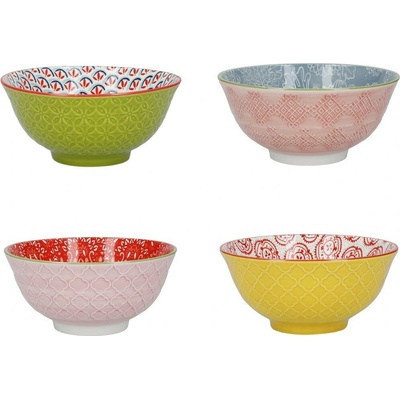 KitchenCraft Sada kameninových misek 15,5 cm 4 cm