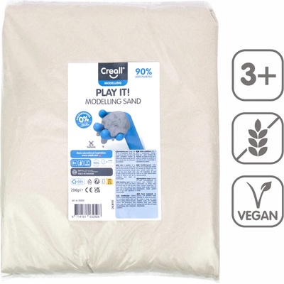 Creall modelovací písek Play it! 2500 g přírodní – Zbozi.Blesk.cz