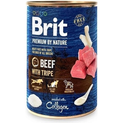 Brit Premium by Nature Hovězí a dršťky 400 g