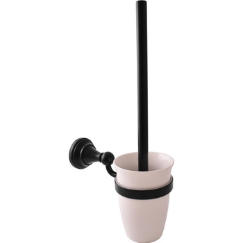 RAV Slezák Morava WC štětka miska keramika černá matná MKA0500CMAT