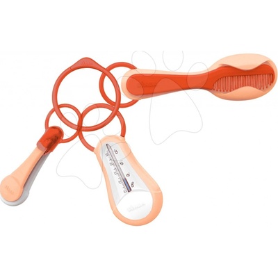 Beaba Baby toaletní sada pro dítě hřeben kartáč kleštičky na nehty teploměr