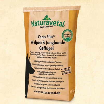 Naturavetal Canis plus pro štěňata Kuřecí 15 kg