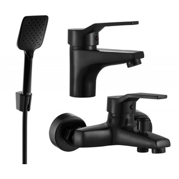 Mexen Caro R62 комплект за вана, черен - 746603R62-70 (746603R62-70)