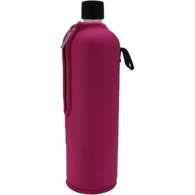 DORA´S Sklenená fľašav neopréne ružová 700 ml