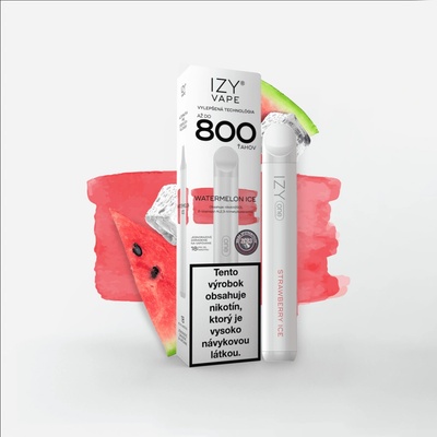 Izy Vape One Watermelon Ice 2 ml 18 mg White 800 poťahov