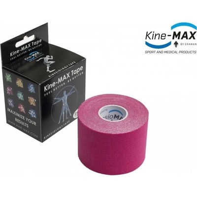 KineMAX Kinesiologický tejp MAX Tape Classic růžový 5 x 5 cm