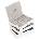 Stackers Ковчеже за бижута Stackers тройно cлassic бяло-бежово (70796)
