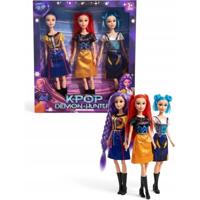 K-Pop Demon Hunters 3 ks Rumi Mira a Zoey 30cm