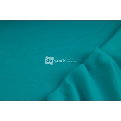 de-park Počesaná teplákovina silná - aqua