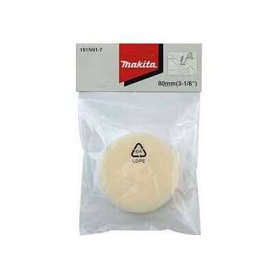 Makita 191N91-7 Huba, bílá, 80 mm pre aku leštičku DPV300