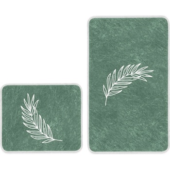 Mila Home Зелени килими за баня в комплект 2 бр. 60x100 cm - Mila Home (Bathmat-2li-Set289)
