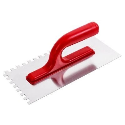 Hladítko Strend Pro Premium, REDhand, plast. rúčka, 270x130 mm, e4 mm, 0,7 mm, nerez