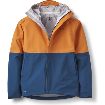 Rab Мъжко водоустойчиво яке Rab Firewall Jacket Waterproof jacket - Dark Melba / Tempest Blue - размер XXL (002-3521-0415)