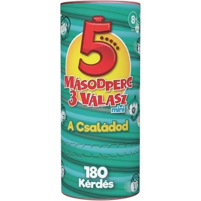 5 sekúnd 3 mini odpovede - rodina - spoločenská hra, maďarský jazyk