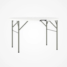 Dortun Skladací okrúhly stôl 122 cm DT‑STOR122 biely