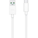 OPPO VOOC USB кабел за данни - Type-C, 100 см, БЯЛ (DL129 / D301)
