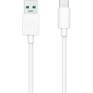 OPPO VOOC USB кабел за данни - Type-C, 100 см, БЯЛ (DL129 / D301)