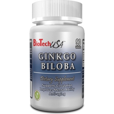 BioTech USA Ginkgo Biloba + Lecithin 1000 mg 90 kapsúl