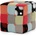 Autronic Taburet AK-136 PW2 - patchwork