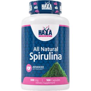 Haya Labs All Natural Spirulina 500 mg [100 капсули]