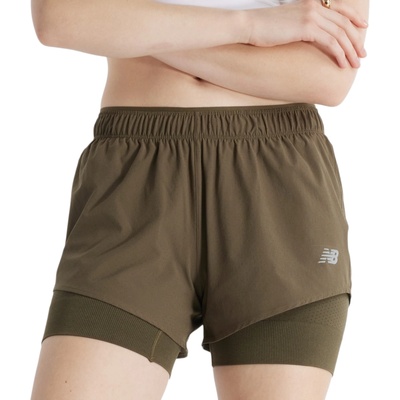 New Balance Шорти New Balance RC 2-in-1 Short 3" Зелен Velikost M