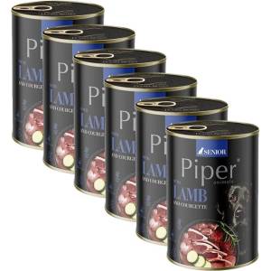Dolina Noteci Консерва Piper Senior агне с тиквички 6 x 400 г