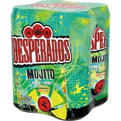 Desperados Mojito, 4 x 0,5 l (plech)