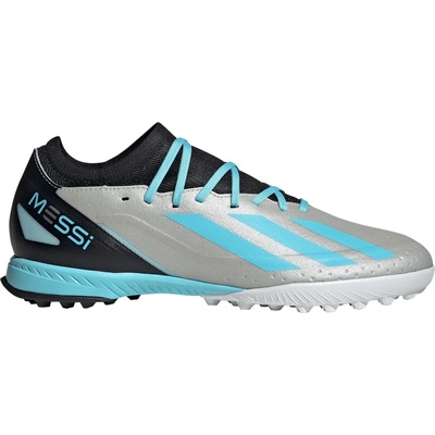 Adidas Футболни стоножки Adidas X Crazyfast League Turf Football Boots - Silver/Blue/Blk