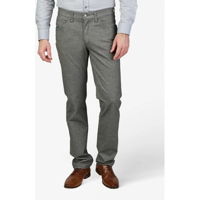 Club Of Comfort pánske wool-look nohavice modern fit sivé