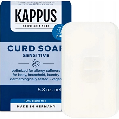 Kappus Kernseife prírodné mydlo na telo aj vlasy sensitive 150 g