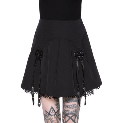 KILLSTAR дамска пола killstar - Кръстосан огън, мини - ksra002373