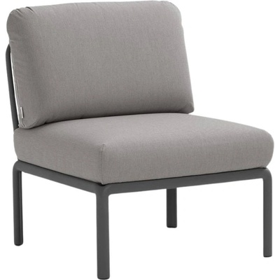 NARDI Šedý látkový zahradní modul Komodo s tmavě šedou podnoží