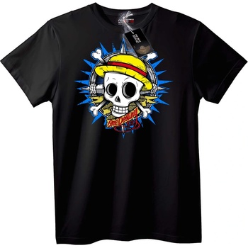 NOONEBRAND Тениска One Piece с череп - 2XL, Black