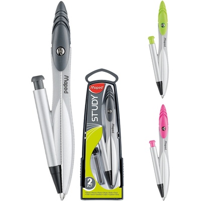 MAPED Kružidlo s ceruzkou STUDY SET 0,5 MM, šedá