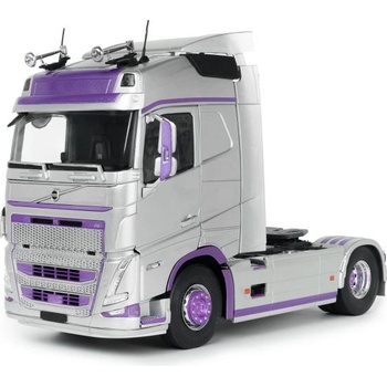 Solido 1: 24 volvo trucks fh globetrotter xl сребристо и лилаво