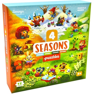 Puzzlika 15238 4 Estaciones für Kinder Mehrfarbig