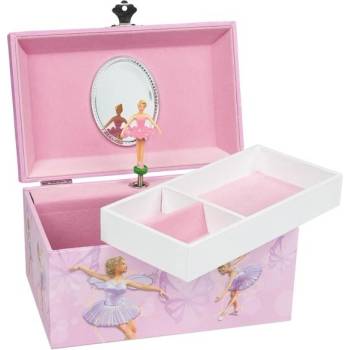 Goki Hrací skříňka šperkovnice Balerina s melodií labutí jezero