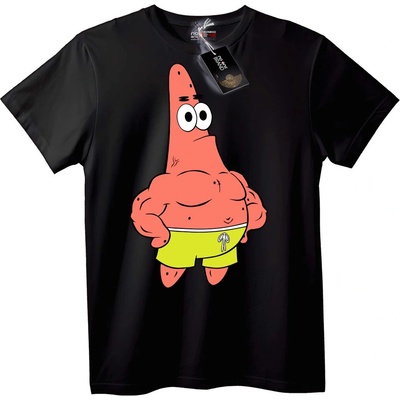 NOONEBRAND Тениска Мускулест Patrick Star - L, White