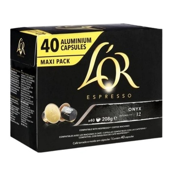 L'OR L´OR Espresso Onyx Intensity 12 алуминиеви капсули за Nespresso® 40 бр
