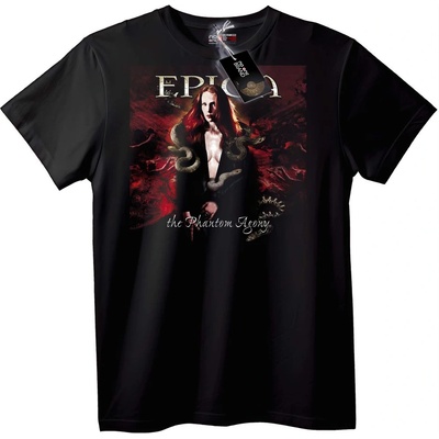 NOONEBRAND Тениска EPICA Фантомната агония - 5XL, Black