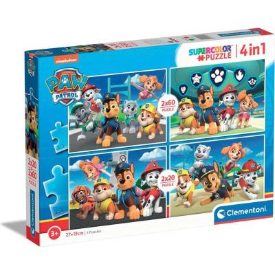 Clementoni 2х20+2х60ч. Пъзел Paw Patrol (1009308F)