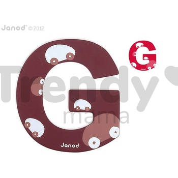 Janod drevené písmeno G ABCDeco