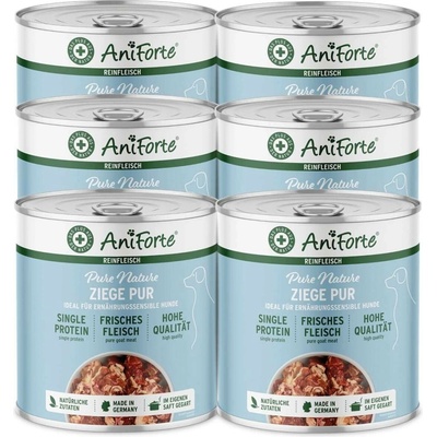 AniForte Čisté maso bez přílohy kozí 6 x 800 g